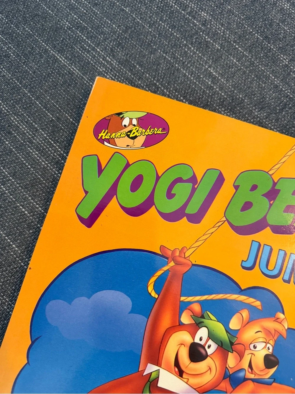 Vintage Yogi Bear Jumbo Coloring Activity Book Hanna Barbera Landoll’s